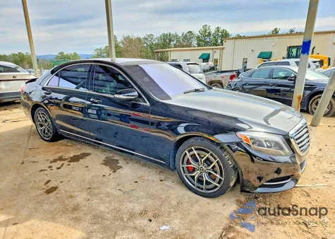2015 Mercedes-Benz S 550 4Matic из США, поврежденный, VIN WDDUG8FB2FA374932